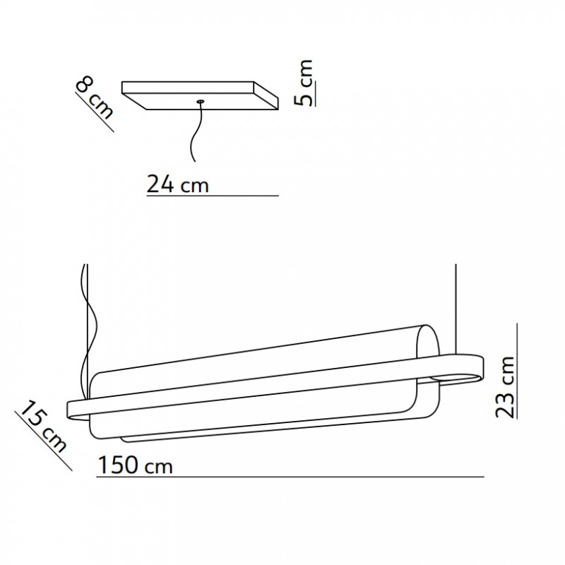 KDLN Nami LED Suspension Specification 