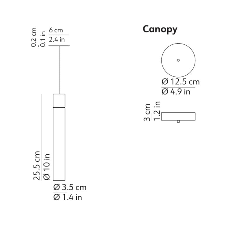 KDLN Minimal LED Suspension Light Specification