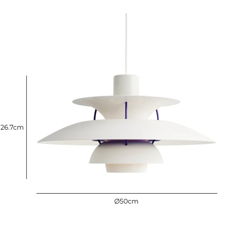 Specification Image for Louis Poulsen PH5 Pendant