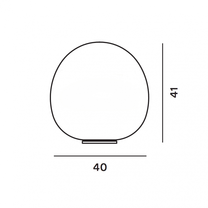 Specification image for Foscarini Rituals XL Table Lamp