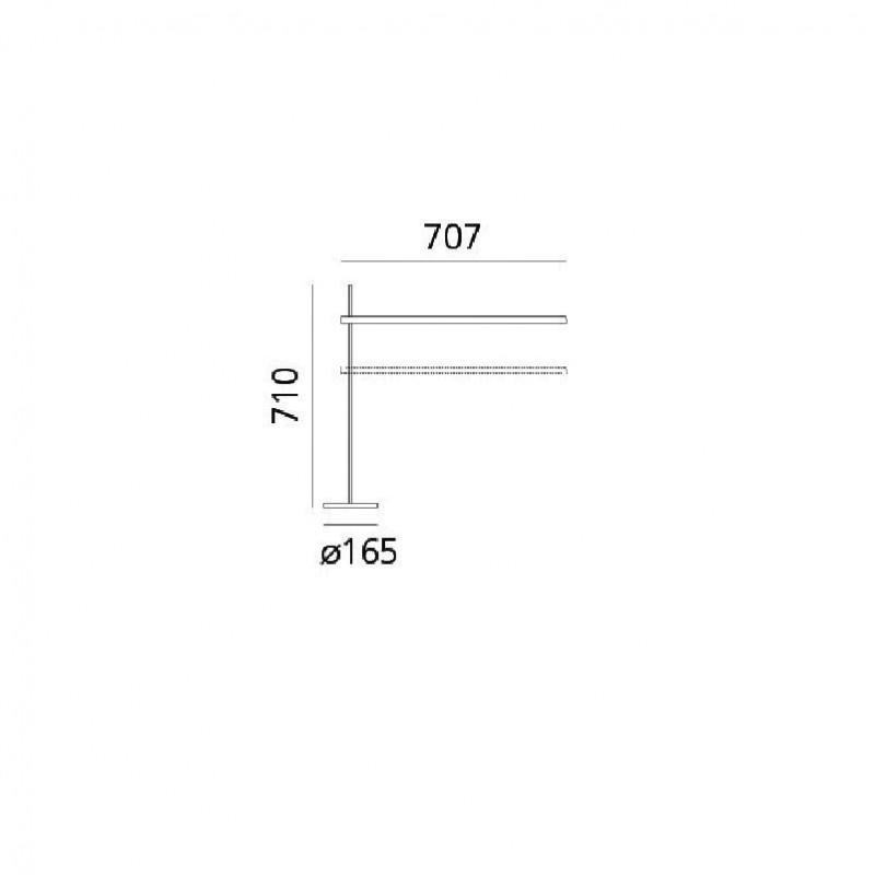 Specification image for Artemide Talak Professional Table Lamp LED 