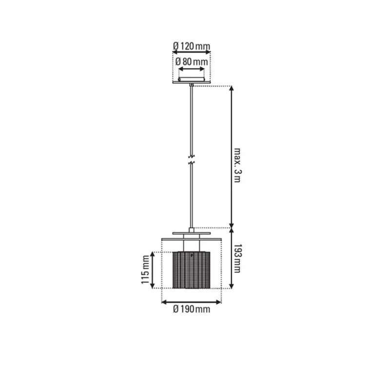 Specification image for DCW éditions In The Sun Pendant