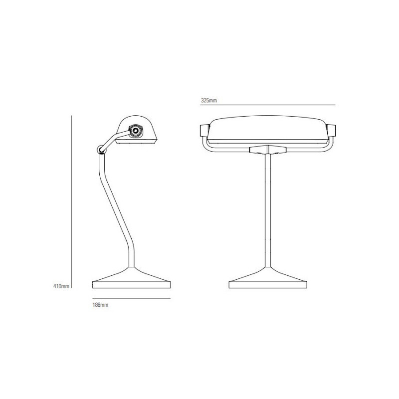 Original BTC Bankers Table Lamp