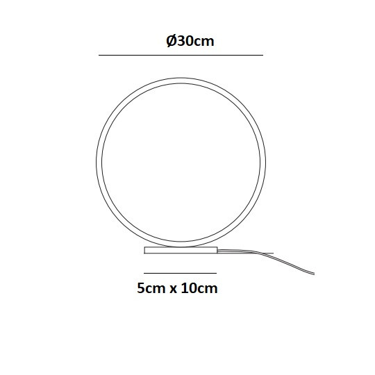 Specification Image for Catellani & Smith Sorry Giotto 1 LED Table Lamp