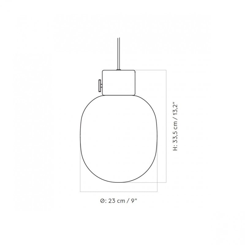 Specification image for Audo Copenhagen JWDA Pendant