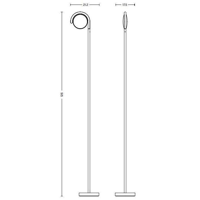 HAY Marselis LED Floor Lamp Specification