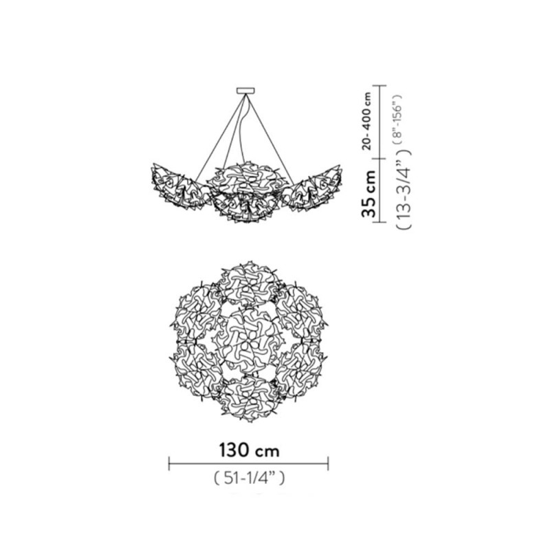 Specification Image for Slamp Veli 7 Suspension