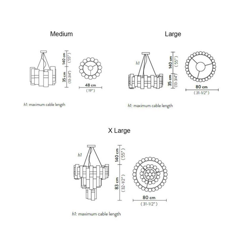 Specification Image for Slamp La Lollo Suspension