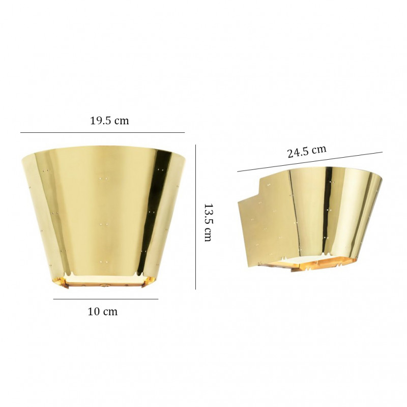 Specification image for Gubi Tynell 9464 Wall Light