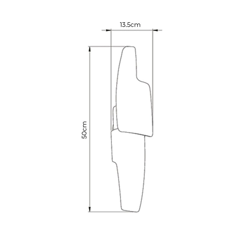 Specification Image for Porta Romana Neolith Wall Light