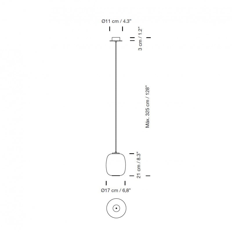 Specification image for Santa & Cole Globo Cestita Pendant