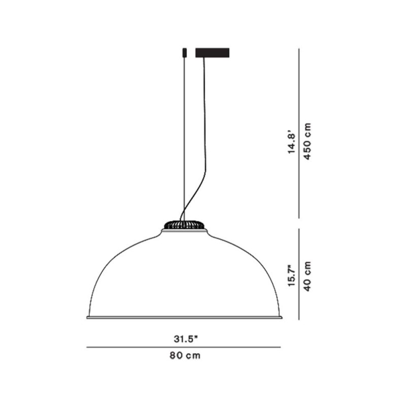 Specification Image for Farel LED Pendant Light
