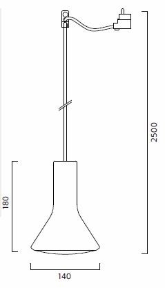 Specification image for Par pendant light