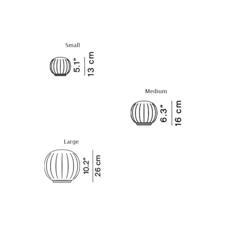 Specification Image for Luceplan Lita Table Lamps