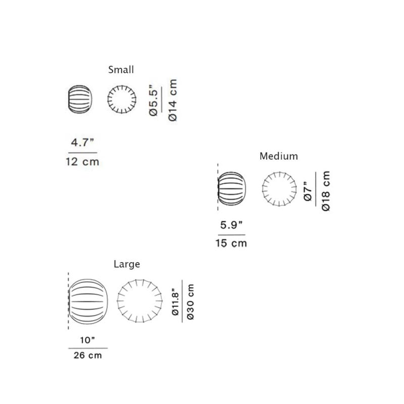 Specification Image for Luceplan Lita Wall/Ceiling Light