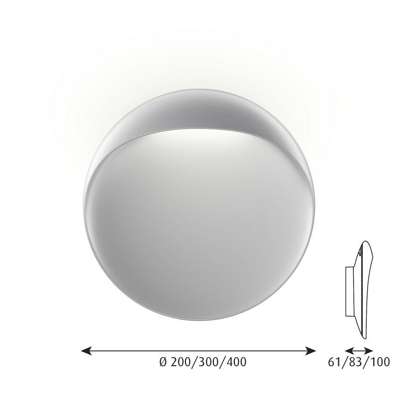 Specification image for Louis Poulsen Flindt LED Wall Light