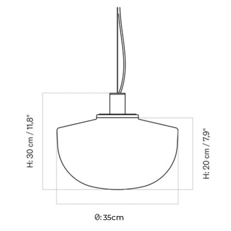 Specification image for Audo Copenhagen Bank Pendant