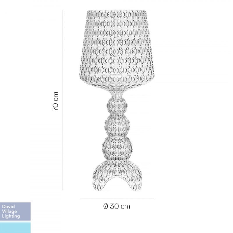 Specification image for Kartell Mini Kabuki LED Table Lamp