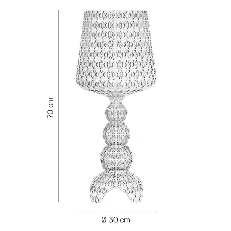 Specification Image for Kartell Mini Kabuki LED Table Lamp