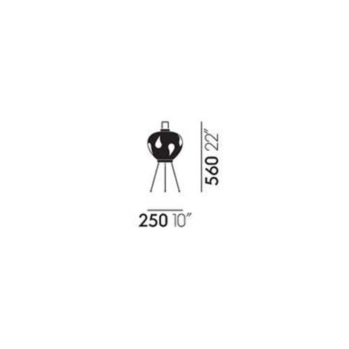 Specification Image for vitra Akari 3AD Light 