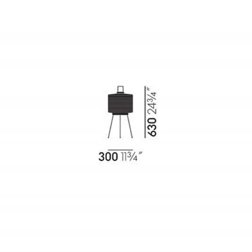 Specification Image for vitra Akari 7A Lamp