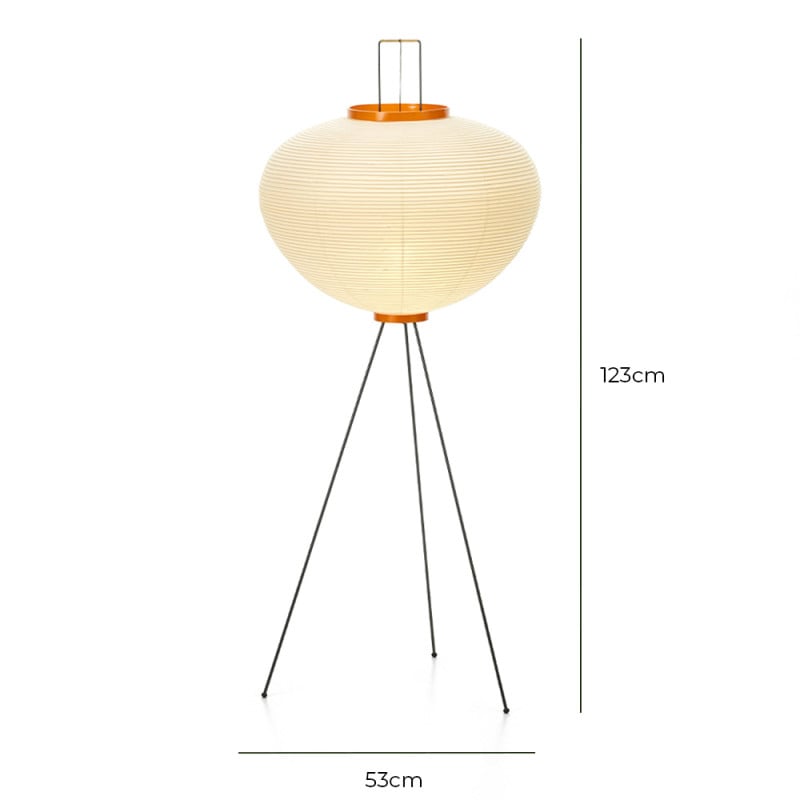 Specification Image for Vitra Akari 10A Floor Lamp