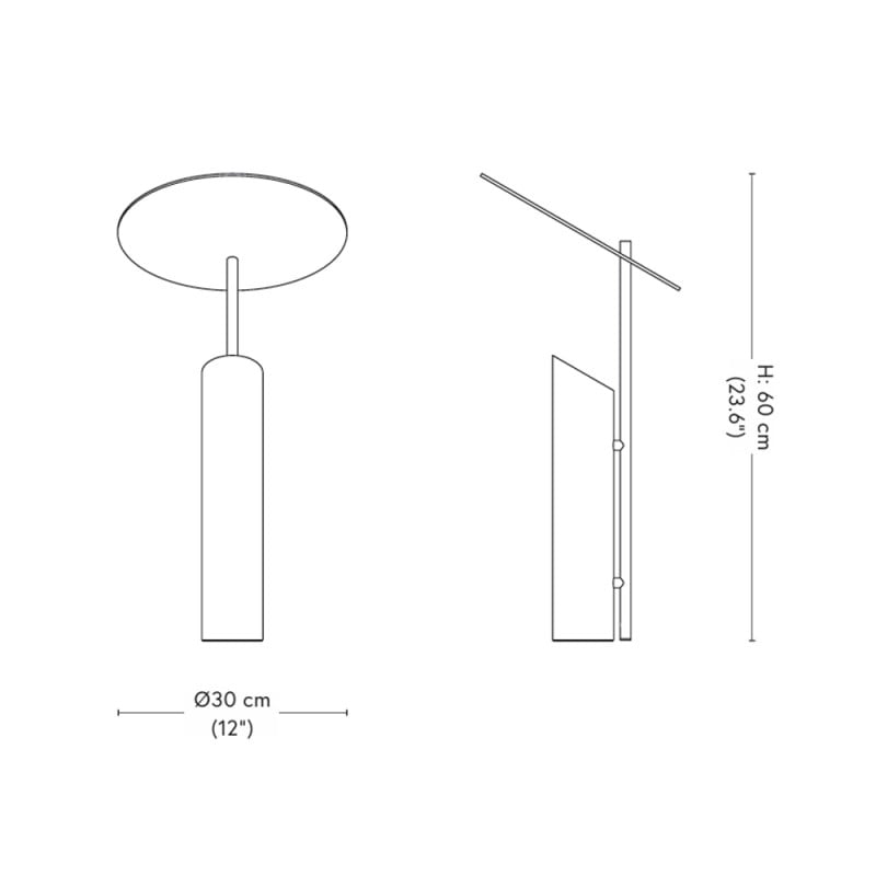 Specification Image for Verpan Reflect Table Lamp