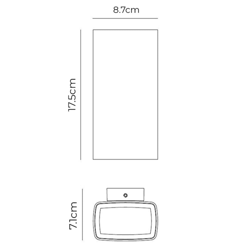 Specification Image for Flos Climber 87 Down LED Wall Light