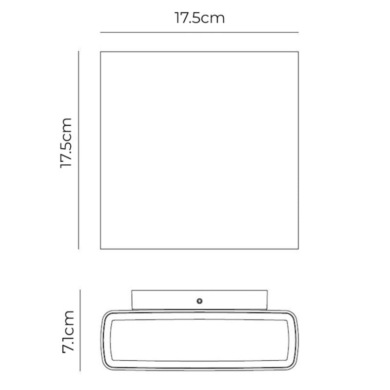 Specification Image for Flos Climber 175 Up & Down LED Wall Light