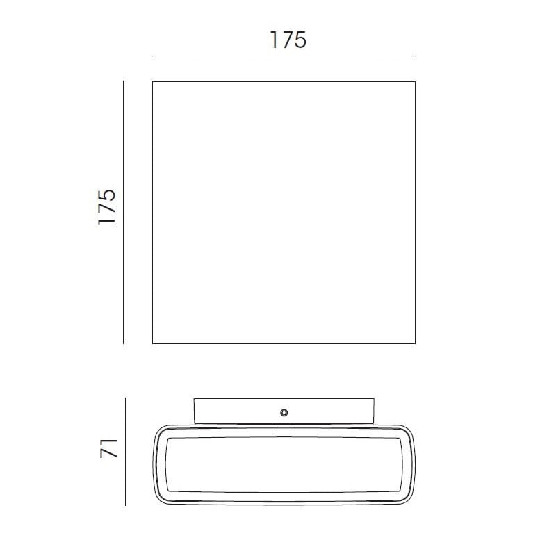 Specification image for Flos Climber 175 Up & Down LED Wall Light