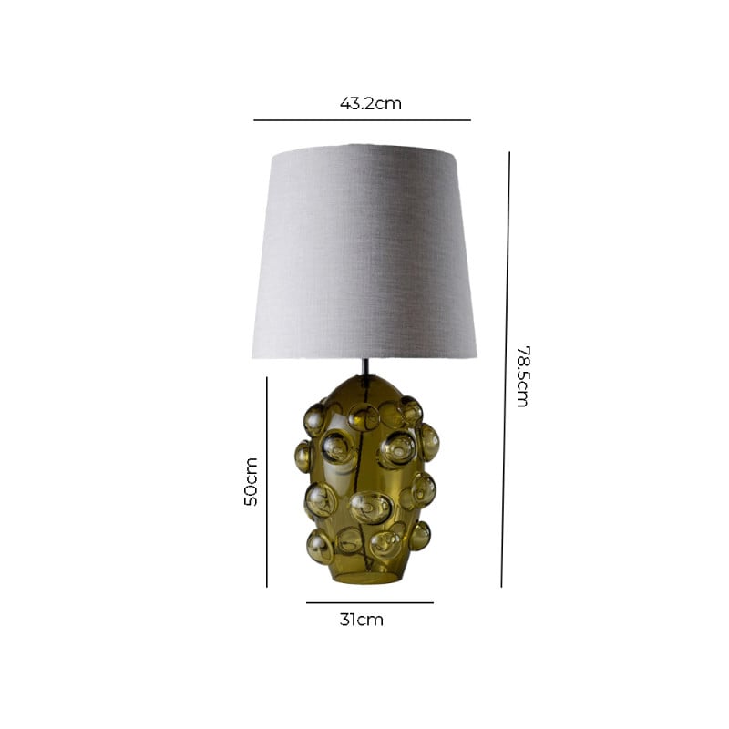 Specification Image for Porta Romana Zelda Table Lamp