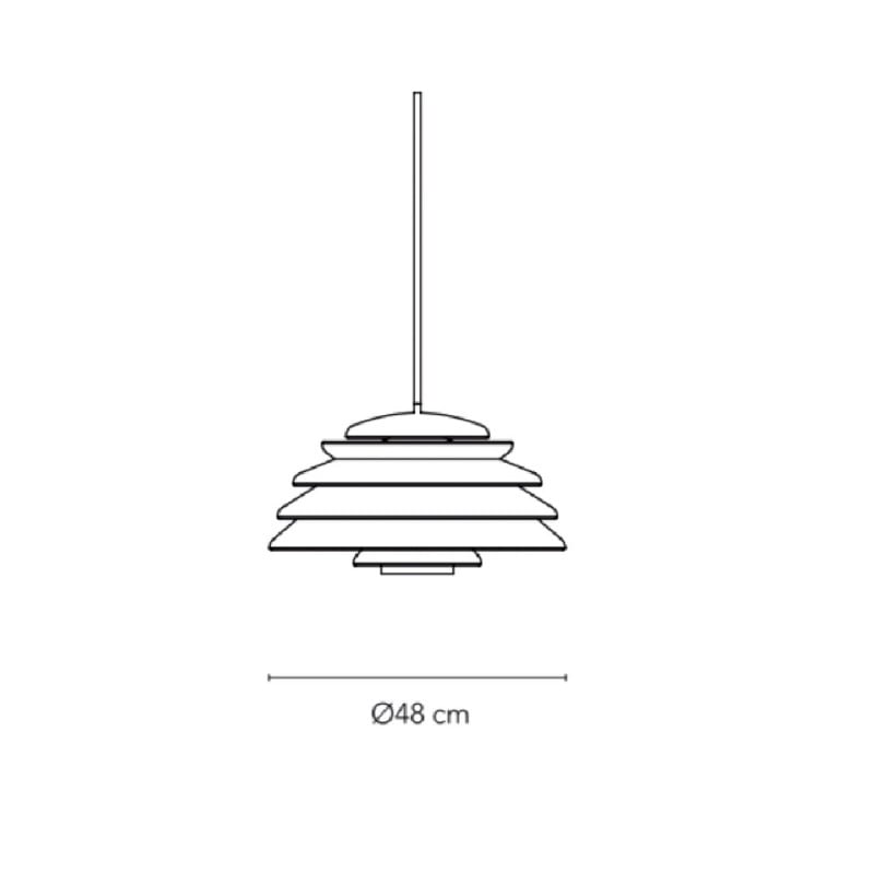 Specification image for Verpan Hive Pendant