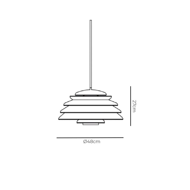 Specification Image for Verpan Hive Pendant
