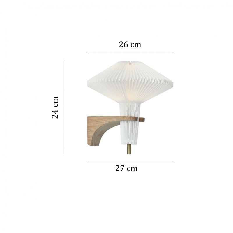 Specification image for Le Klint The Mushroom 204 Wall Light