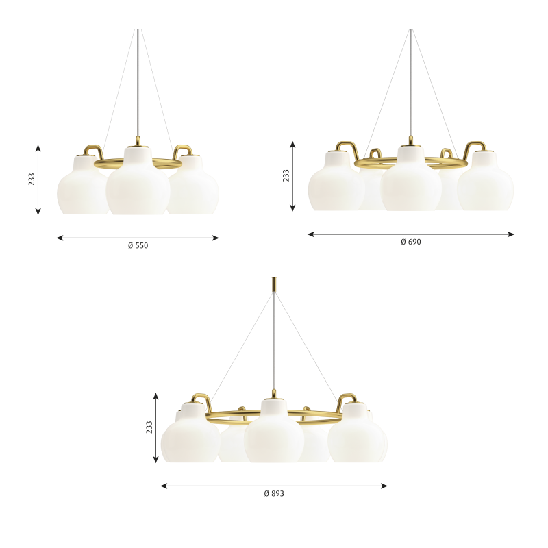 Specification image for Louis Poulsen VL Ring Crown 