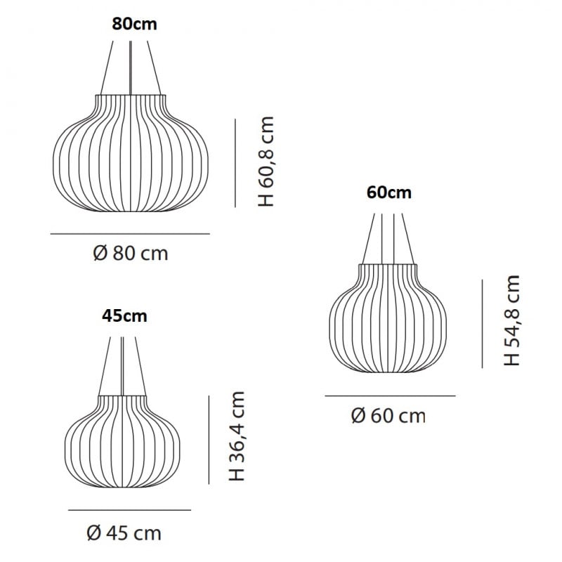 Specification image for Muuto Strand Closed Pendant