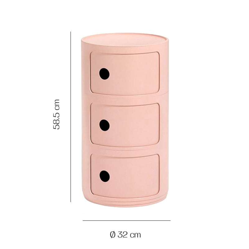 Specification Image for Kartell Componibili Bio Storage Unit