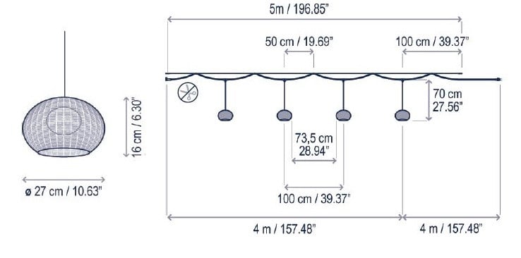 Specification Image for Bover Garota Catenary S/27/4L