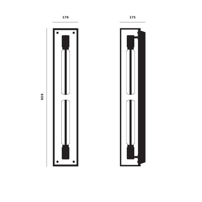 Specification Image for Buster + Punch Caged 2.0 XL Ceiling/Wall Light