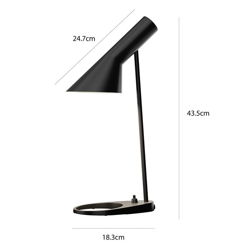 Specification Image for Louis Poulsen AJ Table Mini Lamp