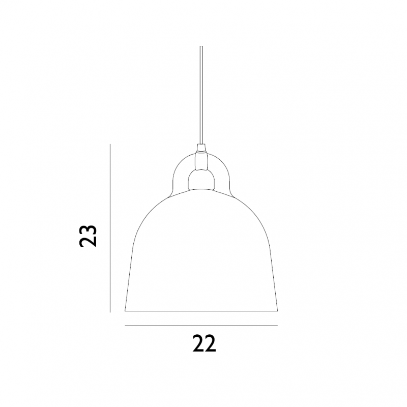 Specification image for Normann Copenhagen Bell 