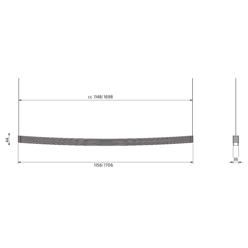 Specifcation Image for Zero Landscape LED Suspension Light