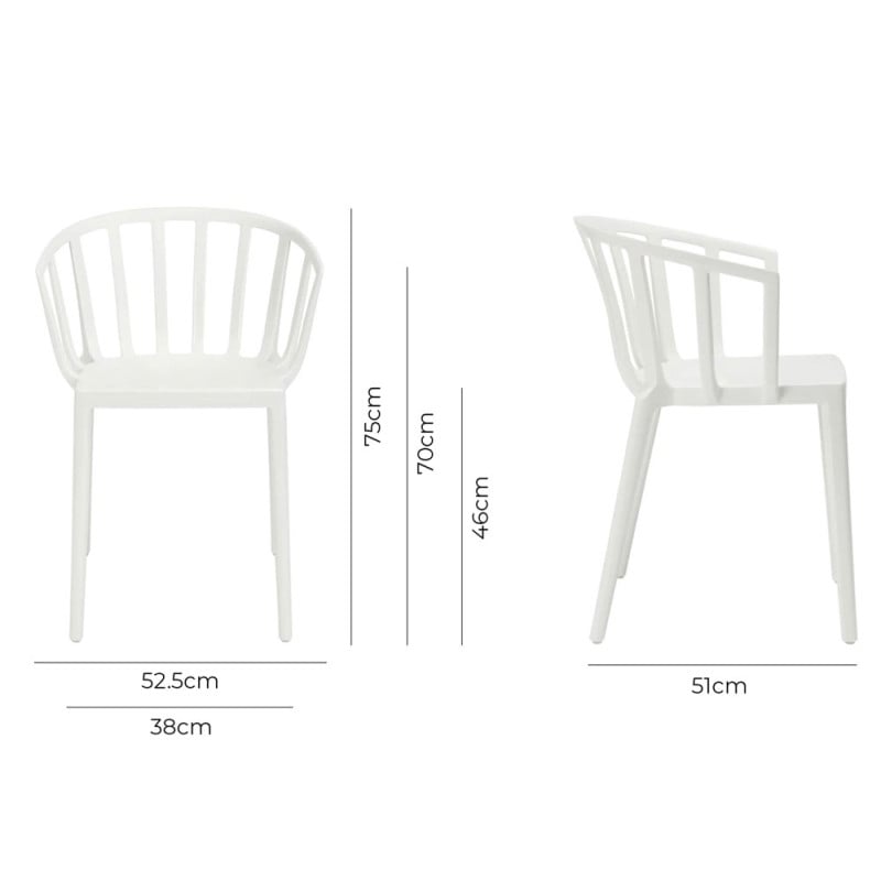 Specification Image for Kartell Venice Chair