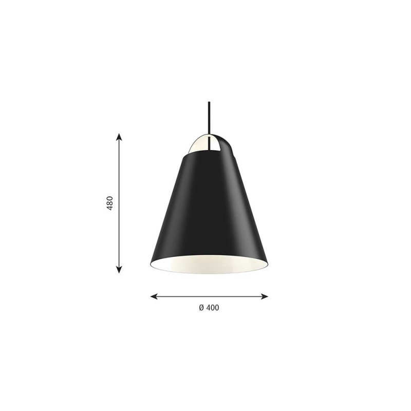 Specification image for Louis Poulsen Above LED Pendant 