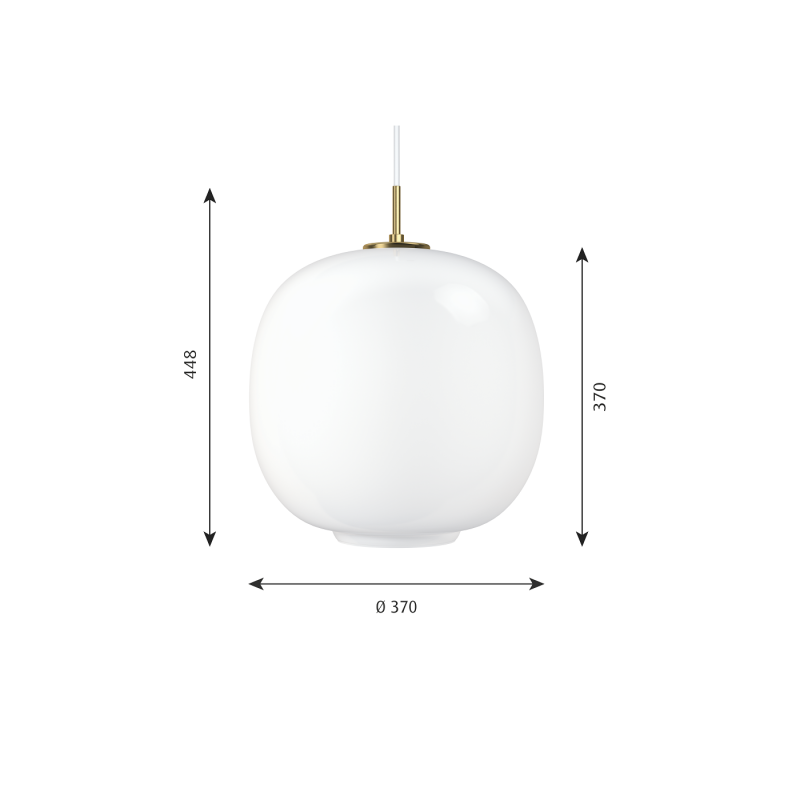 Specification image for Louis Poulsen VL45 Radiohus LED Pendant