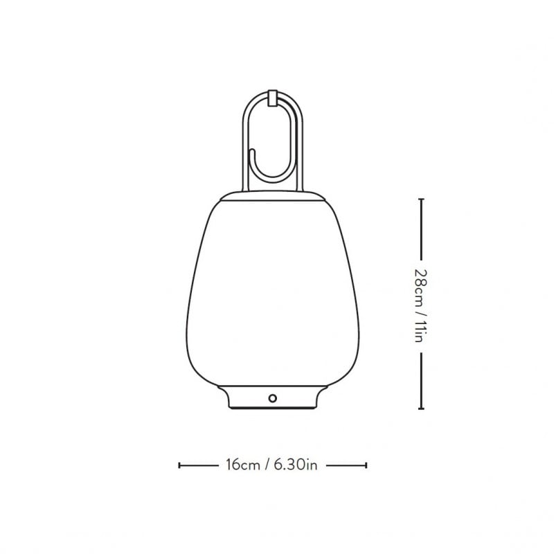 Specification image for &Tradition Lucca LED Portable Lamp