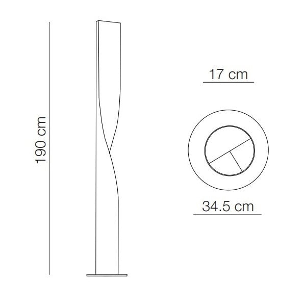 Specification image for KDLN Evita Floor Lamp