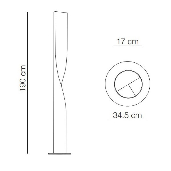 Specification image for KDLN Evita Floor Lamp