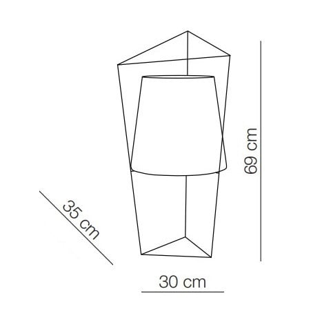 Specification image for KDLN Tatu Table Lamp