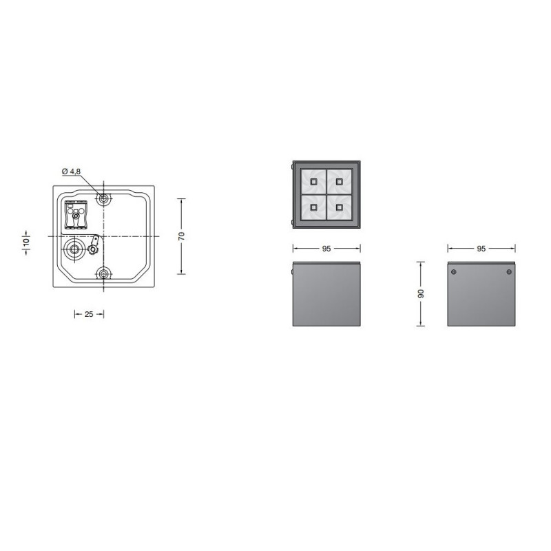 Bega 66157 LED ceiling and wall light Specification